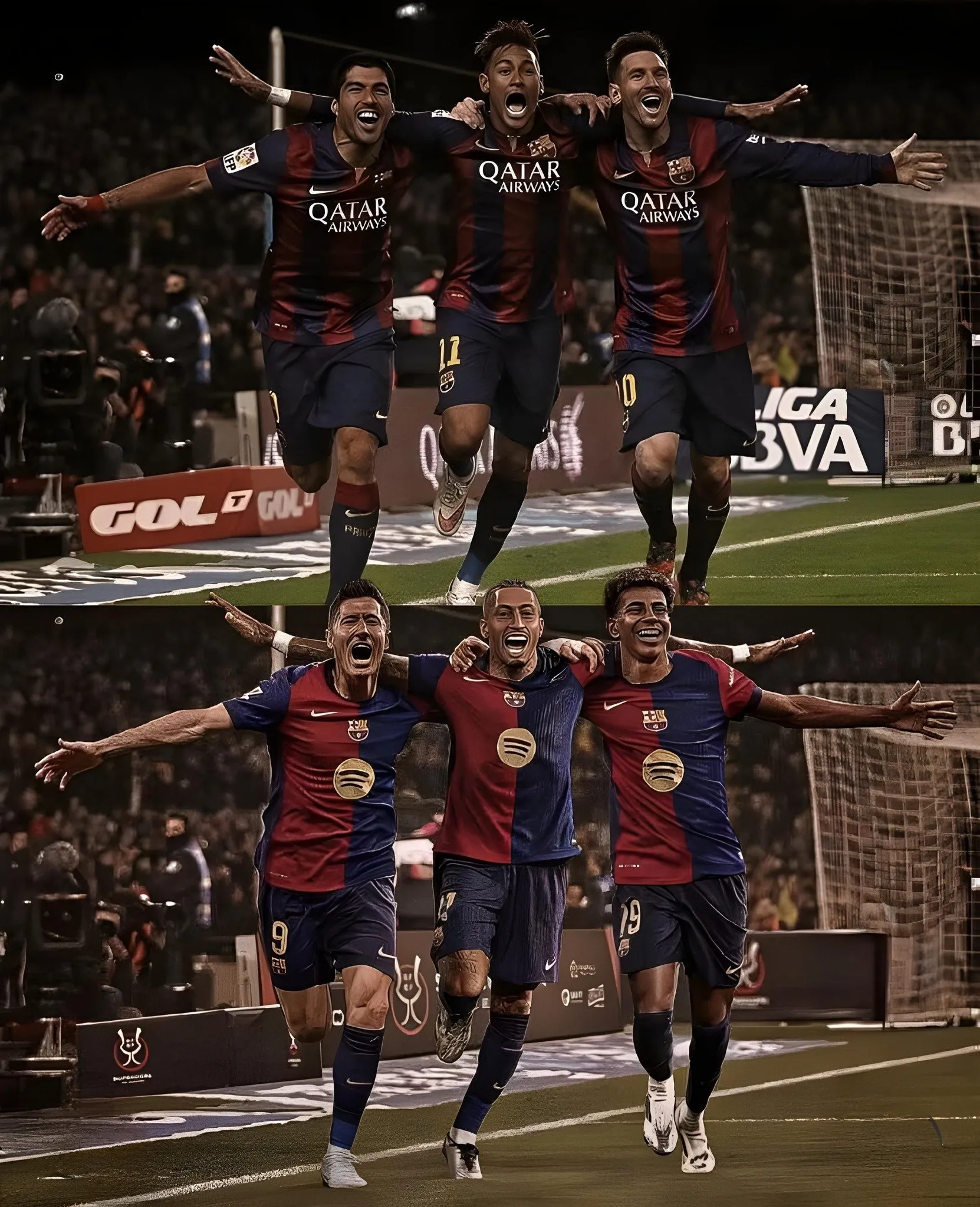 巴塞罗那主场逼平比利亚雷亚尔，梅西再破门